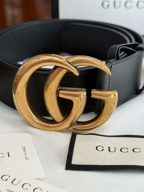Gucci GG Marmont Wide Belt Size 90